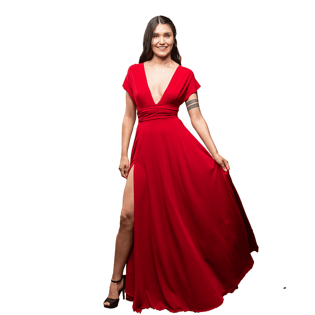 Vestido Multiforma, Multiuso Ideal Para Fiesta Damas De honor, Matrimonio. Tallas Pluss Kadrihel