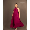 Vestidos Multiforma Largo con Abertura, Damas de honor,Vestido Multiuso, MAGENTA, Kadrihel.