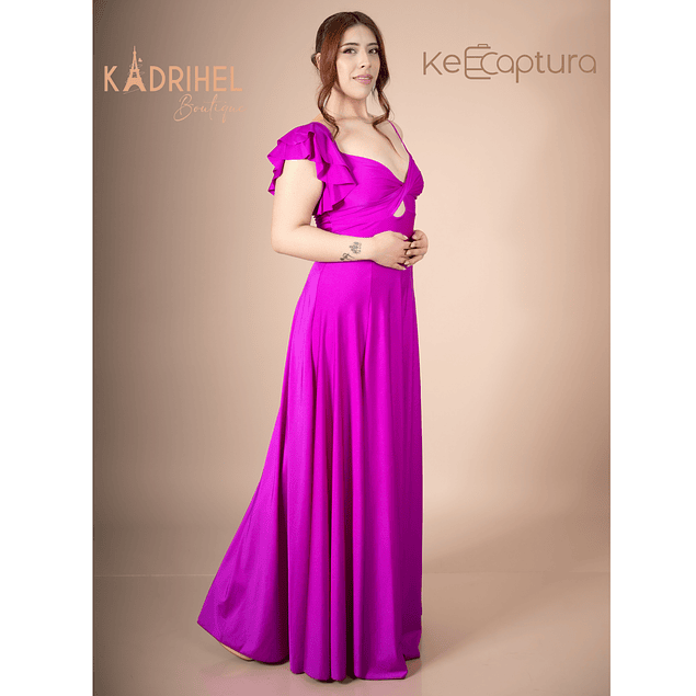 VESTIDO LARGO  IDEAL PARA GALA GRADUACION FIESTA TITULACION. MODELO V102