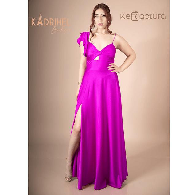 VESTIDO LARGO  IDEAL PARA GALA GRADUACION FIESTA TITULACION. MODELO V102