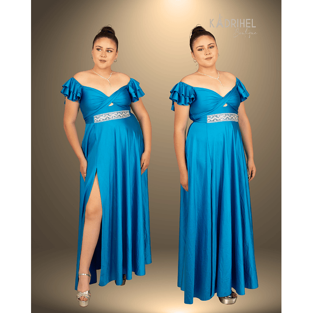 VESTIDO LARGO IDEAL PARA GALA GRADUACION FIESTA TITULACION MODELO V106 CALIPSO