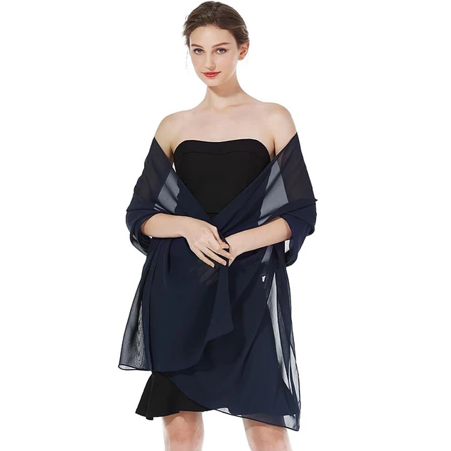 Chal Capa De Gasa Para Vestidos De Fiesta Tapado Ch001 