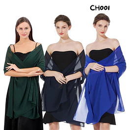 Chal Capa De Gasa Para Vestidos De Fiesta Tapado Ch001 
