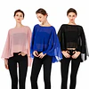 Chal Capa De Gasa Para Vestidos De Fiesta Tapado Ch002