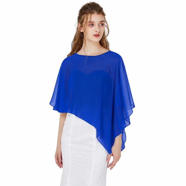 Chal Capa De Gasa Para Vestidos De Fiesta Tapado Ch003