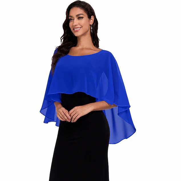 Chal Capa De Gasa Para Vestidos De Fiesta Tapado Ch004