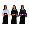 Chal Capa De Gasa Para Vestidos De Fiesta Tapado Ch004