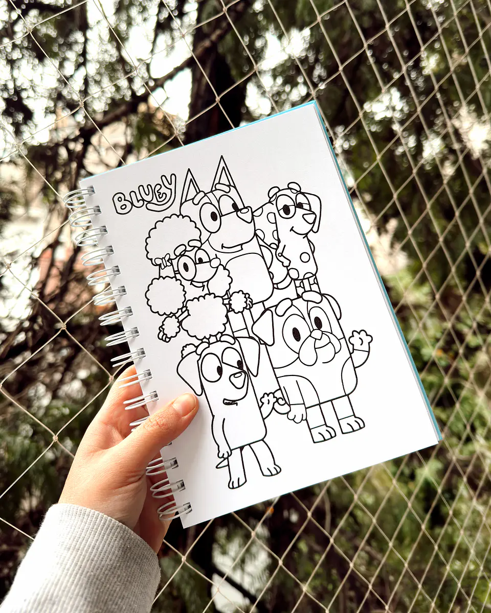 Libro para Colorear Bluey 2