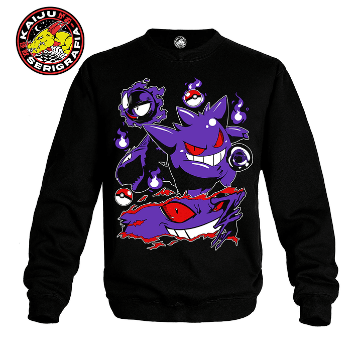 Gastly, Haunter & Gengar - Pokemon (POLERON POLO) 1