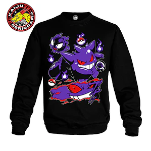 Gastly, Haunter & Gengar - Pokemon (POLERON POLO)