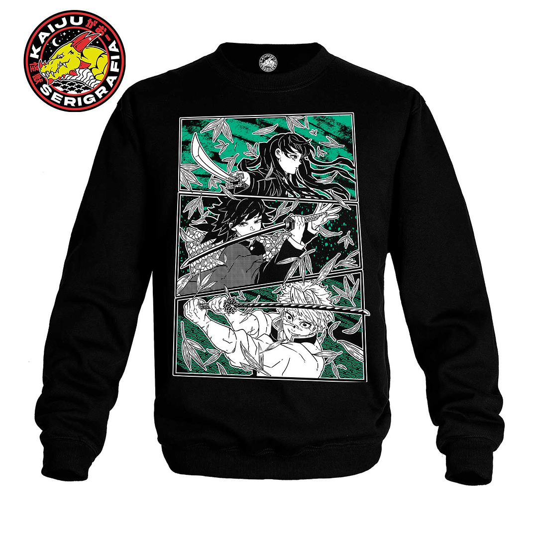 Pilares N - Muichiro, Giyu, Sanemi - Demon Slayer: Kimetsu no Yaiba (POLERON POLO) 1