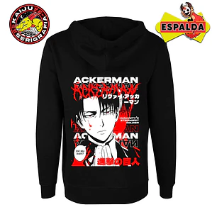 Levi Ackerman - Shingeki No Kyojin  (POLERON CANGURO)