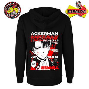 Levi Ackerman - Shingeki No Kyojin  (POLERON CANGURO)