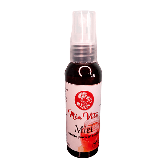 Aceite para Masajes aroma Miel, 250 ml.
