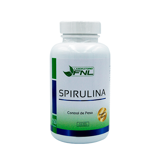 SPIRULINA Máxima 400 mg, (150 cáps.).