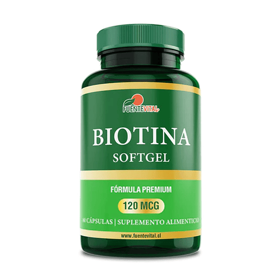 BIOTINA, Softgel (60 cáps. blandas).