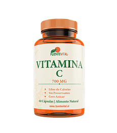 VITAMINA C, 700 mg (60 cáps.).