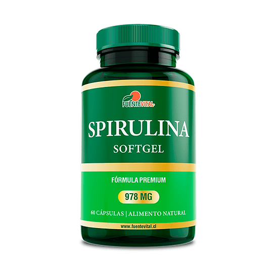 SPIRULINA  (60 cáps. softgel).