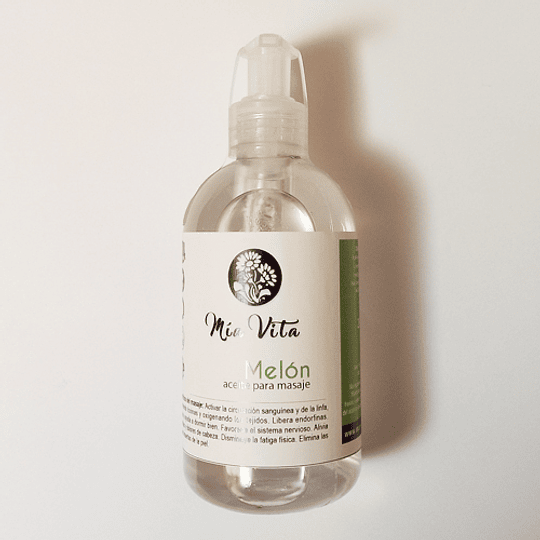 Aceite para Masaje Aroma Melón, 250ml.