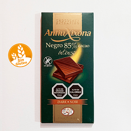 Chocolate 85% cacao intenso - SIN GLUTEN