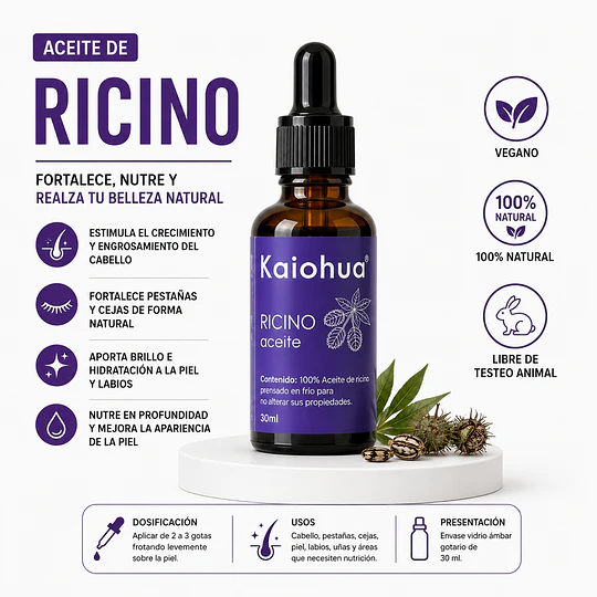 Aceite de Ricino (30 ml).