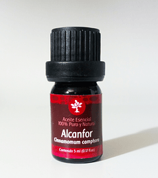 Aceite Esencial ALCANFOR, 5 ml.