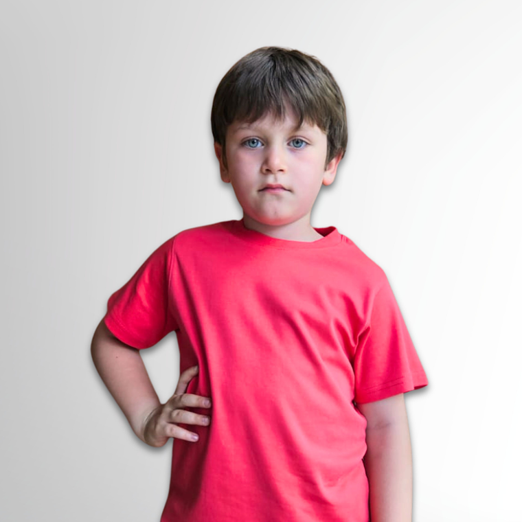 Polera Kids Hot Pink  1