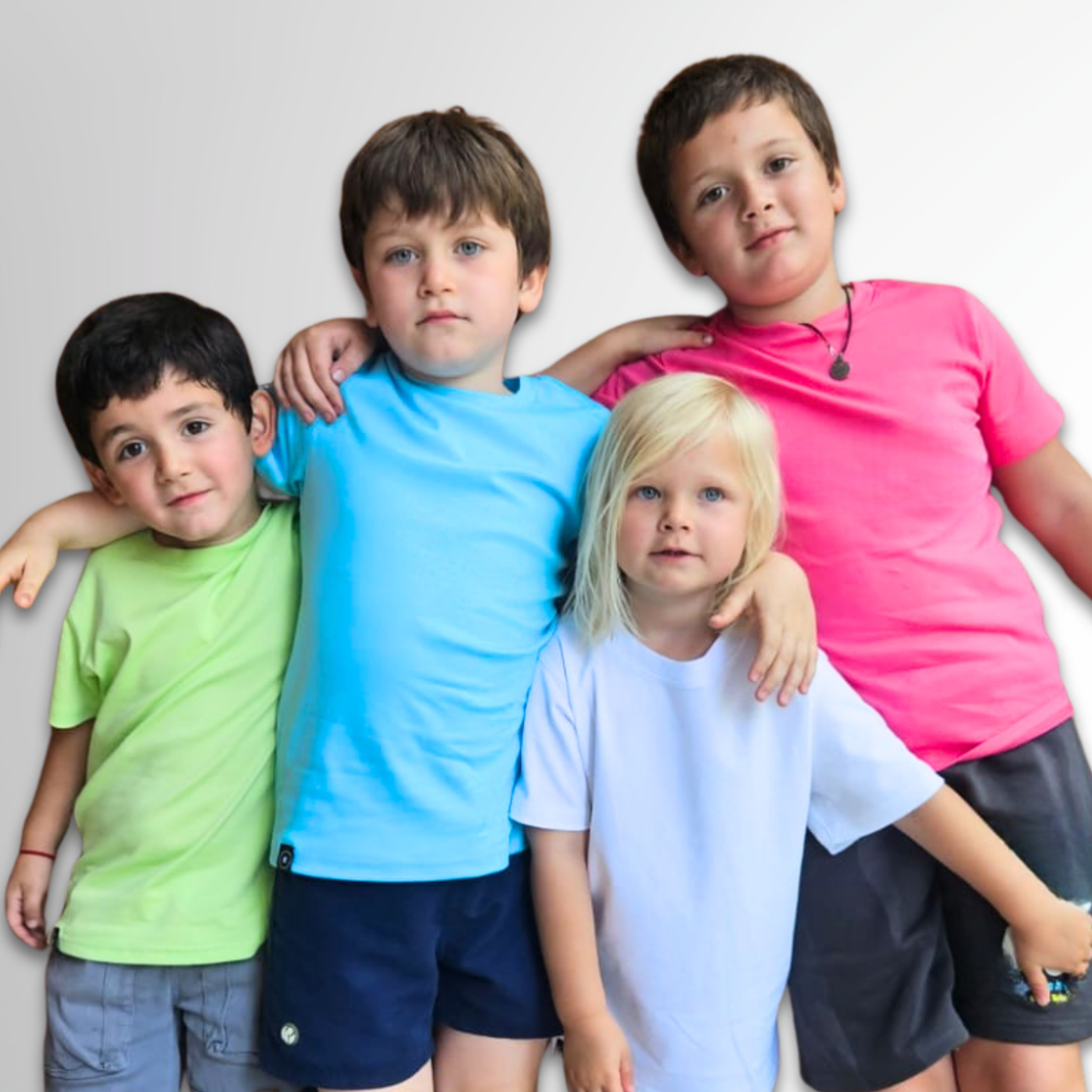 Polera Kids Hot Pink  3