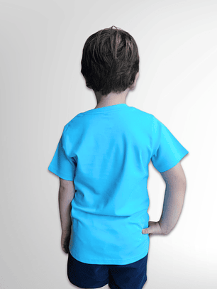 Polera Kids Turquesa