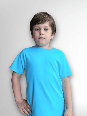Polera Kids Turquesa