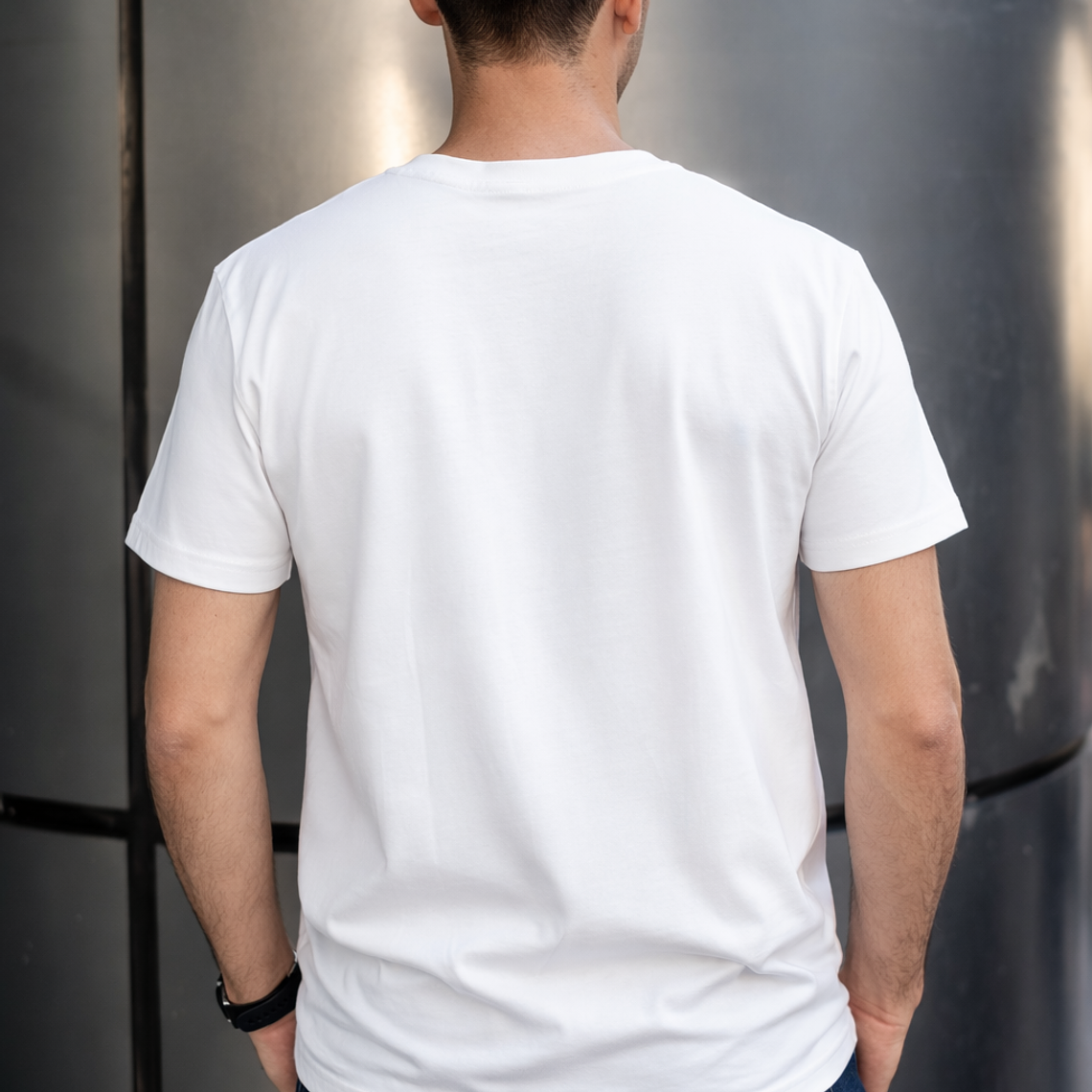 Polera Hombre Blanco - Redondo  2