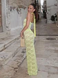 Elegant Lace Sexy See Through Sleeveless Beach Maxi Dress Summer Women 2026 Beachwear Bikini Cover-ups Pool Party Tunic A2627 - thumbnail 2
