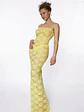 Elegant Lace Sexy See Through Sleeveless Beach Maxi Dress Summer Women 2026 Beachwear Bikini Cover-ups Pool Party Tunic A2627 - thumbnail 4