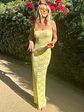 Elegant Lace Sexy See Through Sleeveless Beach Maxi Dress Summer Women 2026 Beachwear Bikini Cover-ups Pool Party Tunic A2627 - thumbnail 6