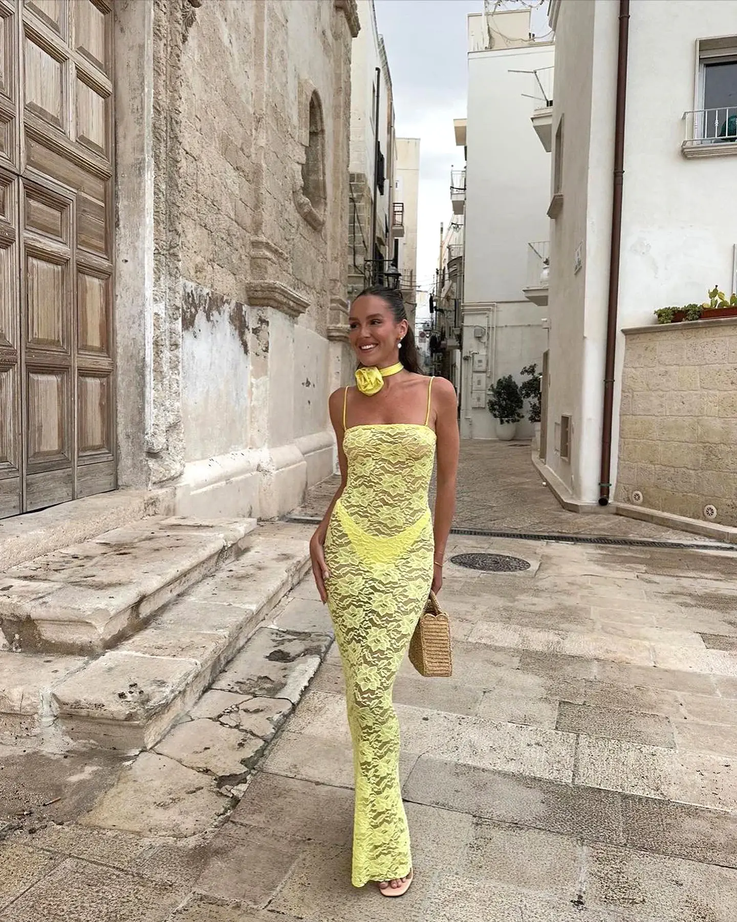 Elegant Lace Sexy See Through Sleeveless Beach Maxi Dress Summer Women 2026 Beachwear Bikini Cover-ups Pool Party Tunic A2627 14