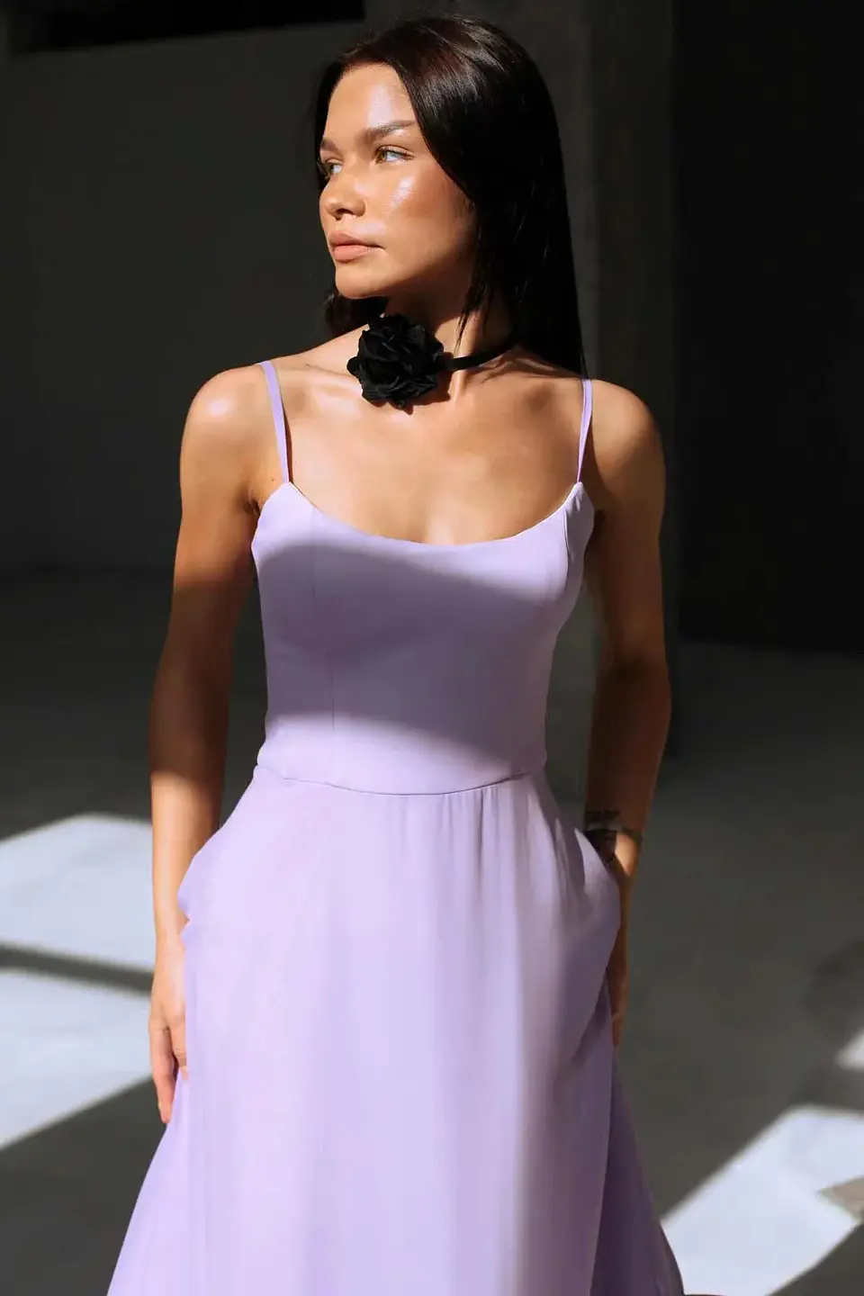 Elegant Ruffle Solid Sling Long Dress Women Strap Waist Party Dresses Fashion Sleeveless Backless Beach Swing skirt A-line tutu 17