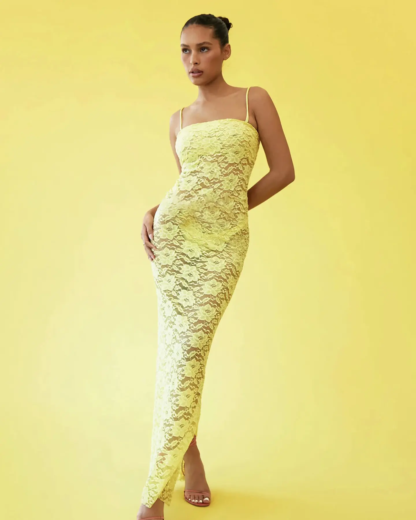 Elegant Lace Sexy See Through Sleeveless Beach Maxi Dress Summer Women 2026 Beachwear Bikini Cover-ups Pool Party Tunic A2627 17
