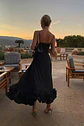 Elegant Ruffle Solid Sling Long Dress Women Strap Waist Party Dresses Fashion Sleeveless Backless Beach Swing skirt A-line tutu - thumbnail 22