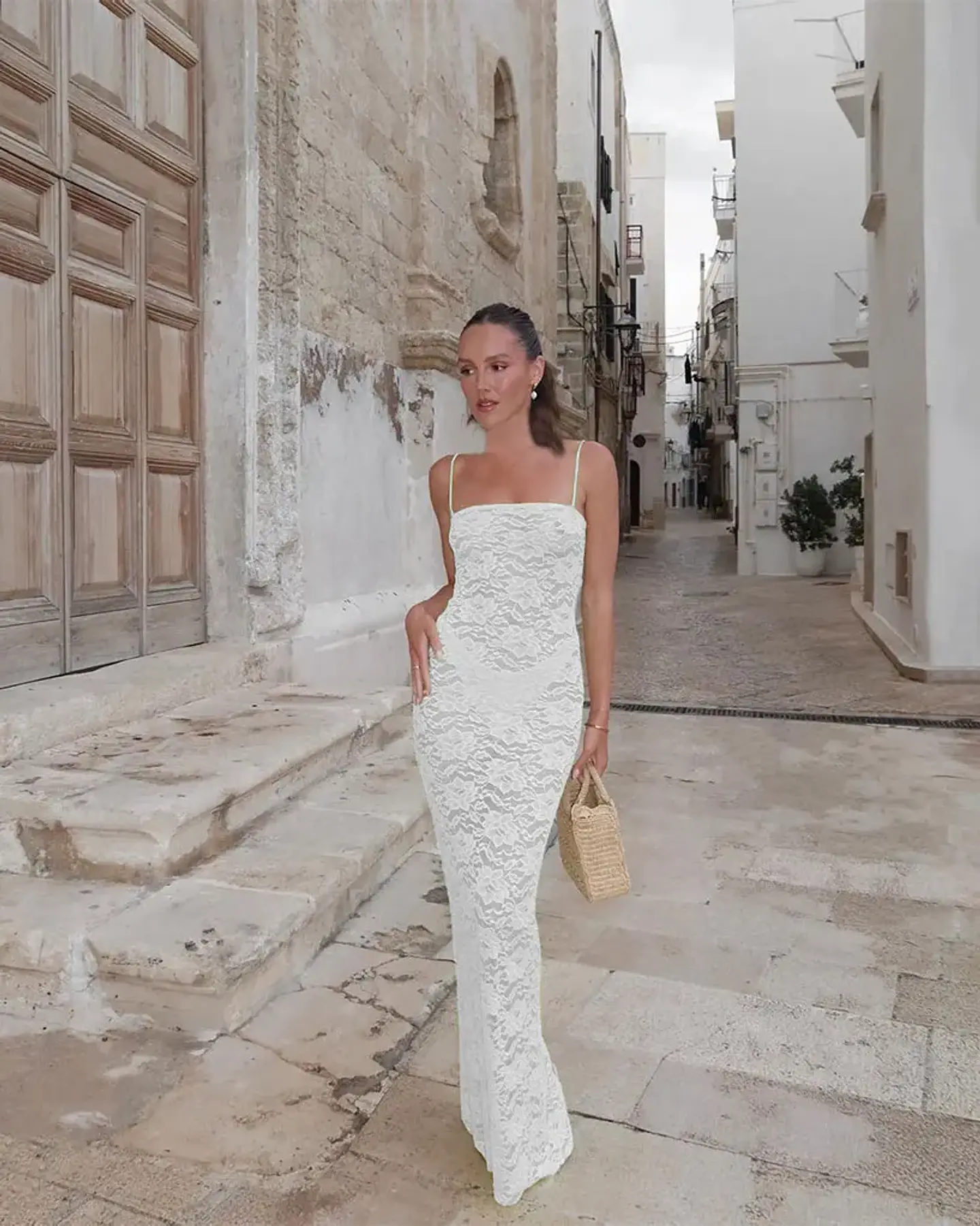 Elegant Lace Sexy See Through Sleeveless Beach Maxi Dress Summer Women 2026 Beachwear Bikini Cover-ups Pool Party Tunic A2627 22