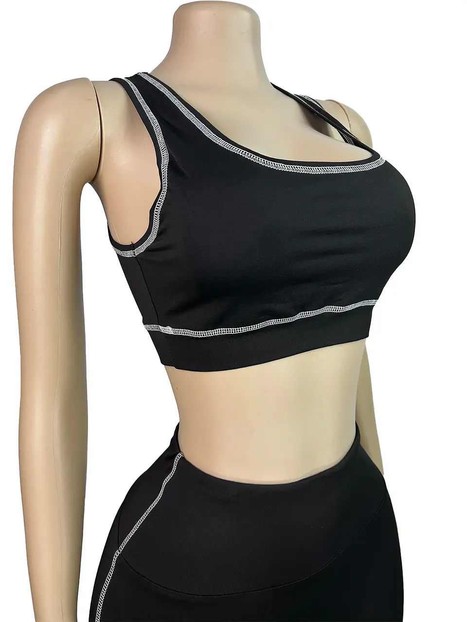 Weird Puss Casual 3 Piece Set Women Tracksuit Elastic Vest+Zip Jacket+Leggings Matching Street Sporty Fitness Street Shapewear 18