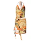 2026 New Women's Backless Summer Dress Vocation Sexy Printing Mini Club Dresses Bodycon Party Dresses Women - thumbnail 2