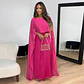 Chiffon Dress for Women Temperament O-neck Long Dress High Waist Party Muslim Dress Women Dubai Abayas Evening Dresses Vestidos - thumbnail 15