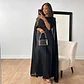 Chiffon Dress for Women Temperament O-neck Long Dress High Waist Party Muslim Dress Women Dubai Abayas Evening Dresses Vestidos - thumbnail 18