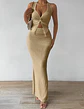 Tuularose White Long Skirt Two Piece Summer Sexy Twist Lace-up Vest Top Tight Long Skirt Set Elegant 2025 Female Long Dress Sets - thumbnail 18