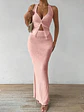 Tuularose White Long Skirt Two Piece Summer Sexy Twist Lace-up Vest Top Tight Long Skirt Set Elegant 2025 Female Long Dress Sets - thumbnail 28