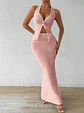 Tuularose White Long Skirt Two Piece Summer Sexy Twist Lace-up Vest Top Tight Long Skirt Set Elegant 2025 Female Long Dress Sets - thumbnail 29