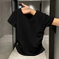 New summer women's American sexy top looks slim and high-end spicy girl short sleeved T-shirt   aesthetic clothes women clothing - thumbnail 4