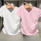 New summer women's American sexy top looks slim and high-end spicy girl short sleeved T-shirt   aesthetic clothes women clothing - thumbnail 5