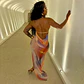 Simple Fashion Design Sexy Deep V Neck Elegant Backless Casual Bodycon Maxi Dress Women - thumbnail 5