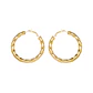 Luxury 18K Gold Earrings for Women Nuo Exaggerated Hollow Design with Titanium Steel Plating Stainless Steel Jewelry - thumbnail 1